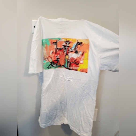 Sz S NWT Rome Pays Off x Jean Michel Basquiat tee - Picture 4 of 4